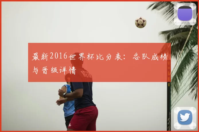 最新2016世界杯比分表:各队成绩与晋级详情