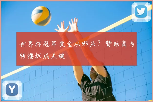 世界杯冠军奖金从哪来？赞助商与转播权成关键
